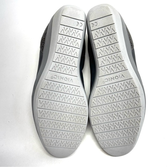 Vionic Gray and Silver Slip-On Flats - Picture 11 of 16